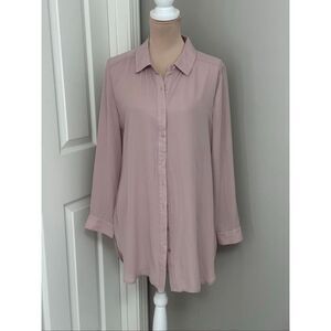 Delicate pink Como Vintage chiffon blouse